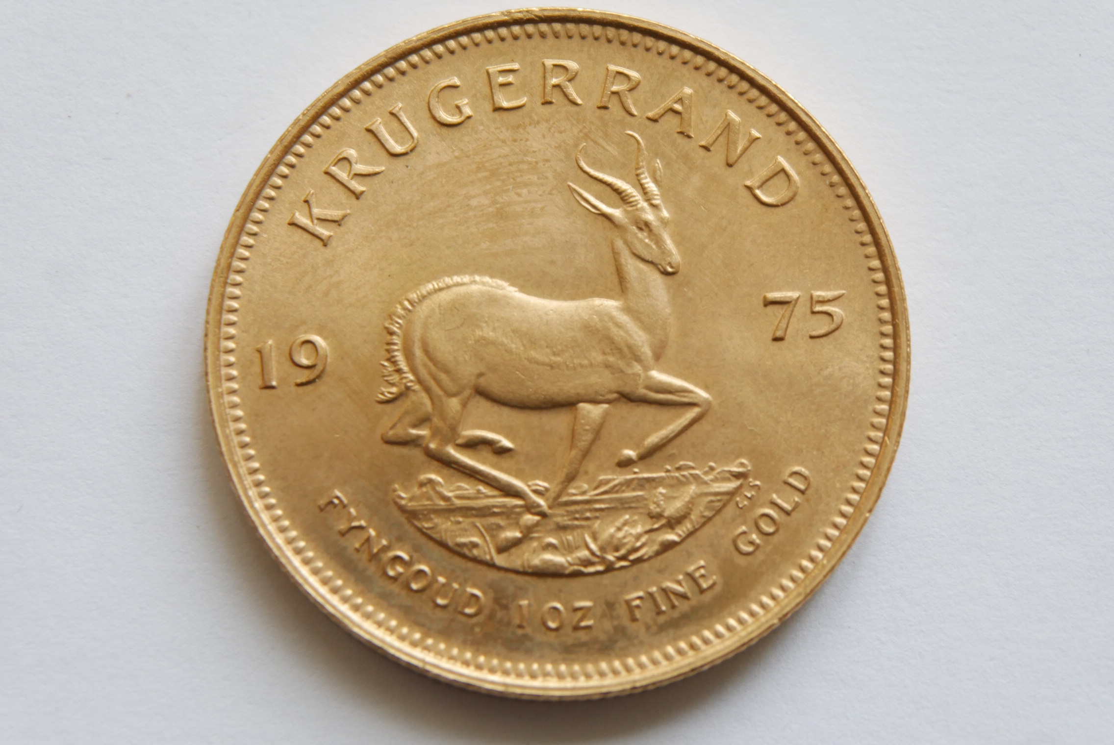 1 oz Goldmünze Krügerrand Suid Afrika 1975 Second-Hand Fyngoud Wertanlage? – Bild 5
