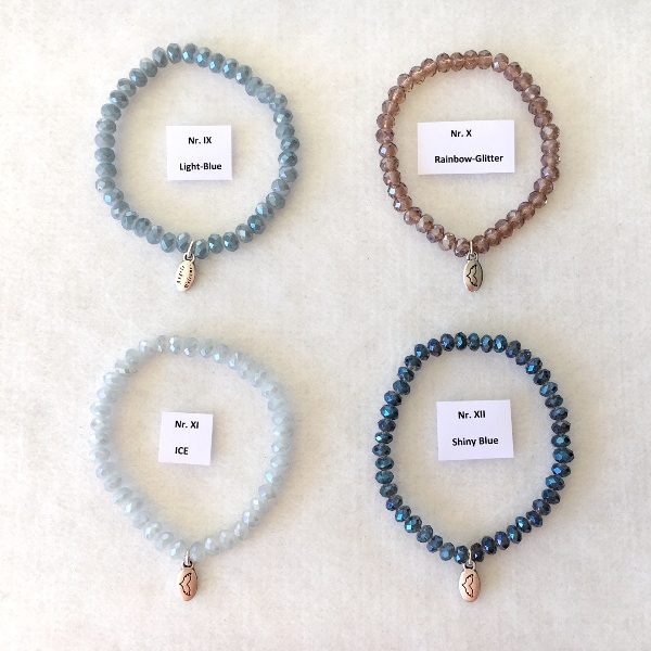 * I FEEL GOOD * Kristallglas Armband * Gelassenheit * 13 Farben – Bild 5