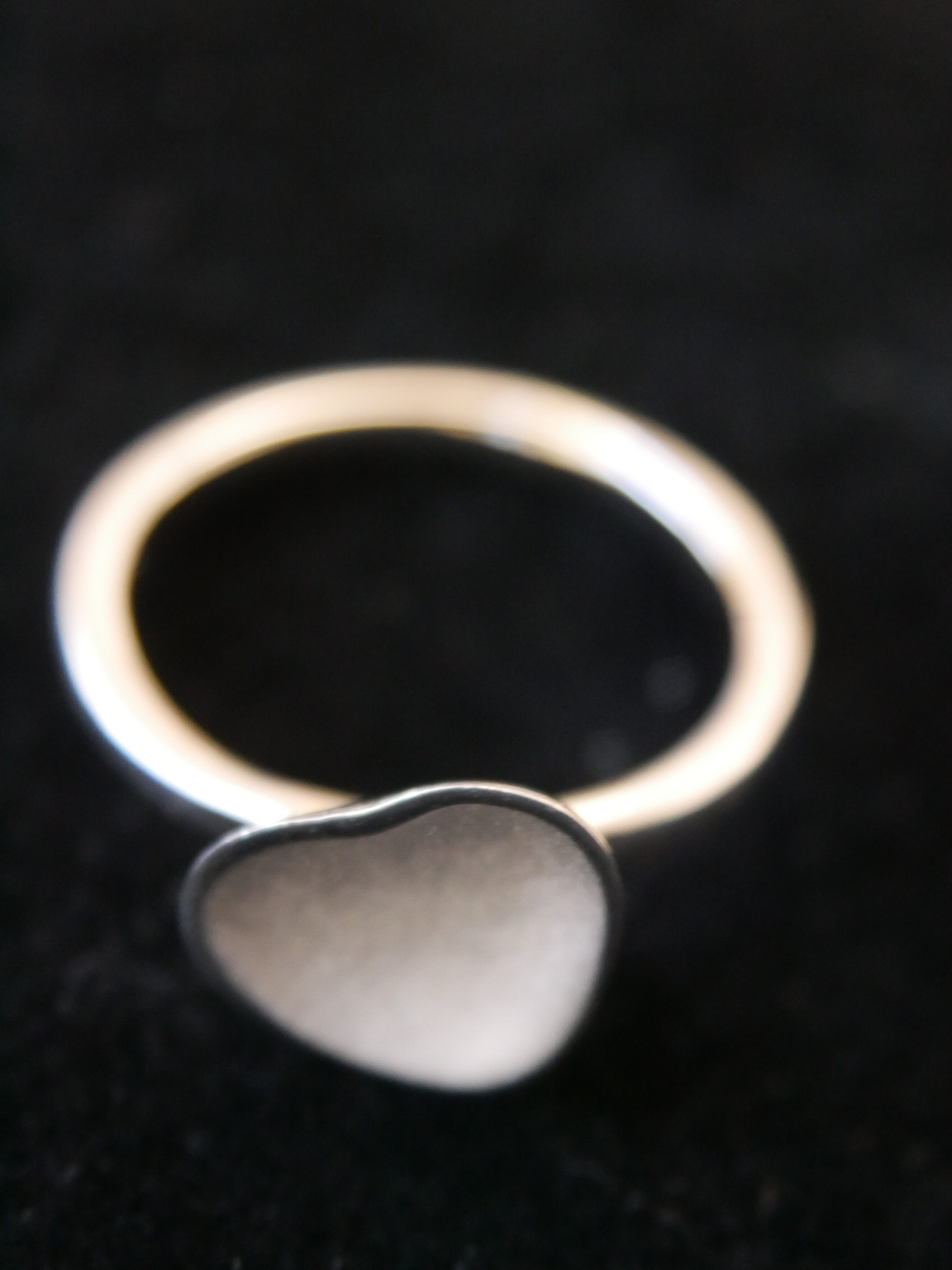Wunderschöner schlichter Designer Ring in Herz Schale 925er Silber Handarbeit – Bild 5