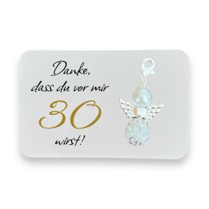 Schutzengel Anhänger – Geschenkidee zum runden Geburtstag.