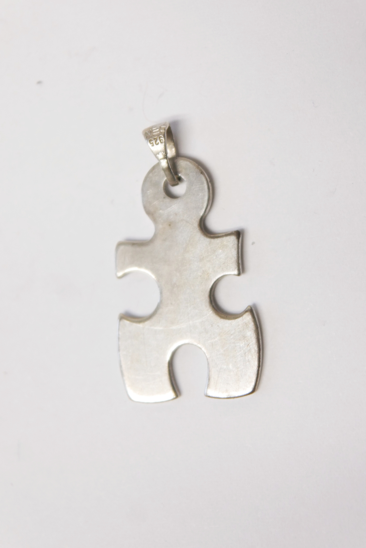 Vintage Second Hand Anhänger mit R Gravur für Partner Silber 925 – Bild 6